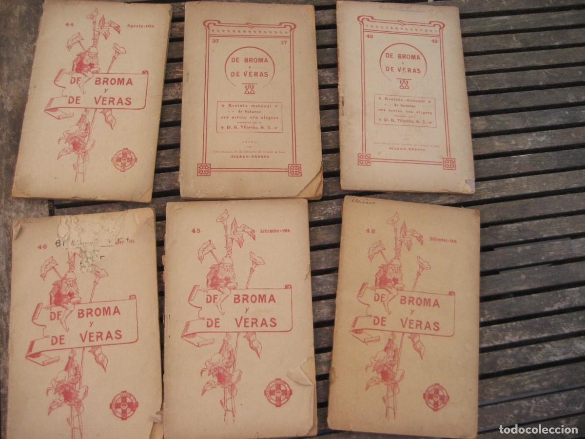 Collection Magazines and Newspapers: 6 revistas De broma y de Veras . lecturas ora serias ora alegres , 1914 . Bilbao Deusto