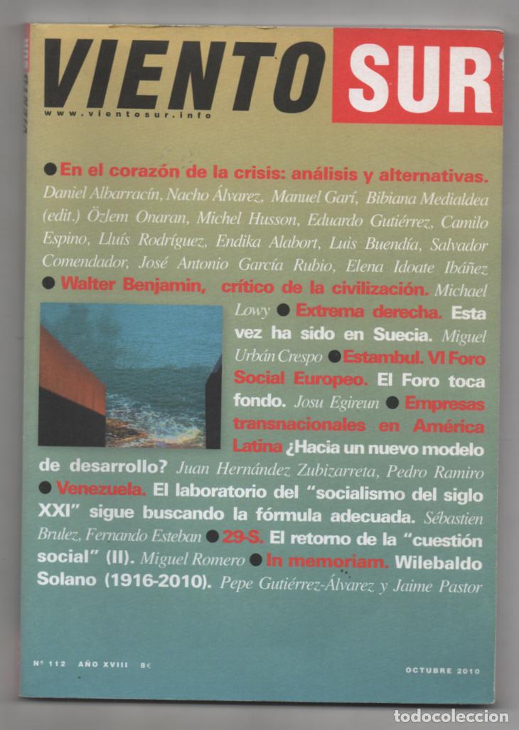 Coleccionismo de Revistas y Peri&oacute;dicos: Viento Sur n&uacute;mero 112, 2010