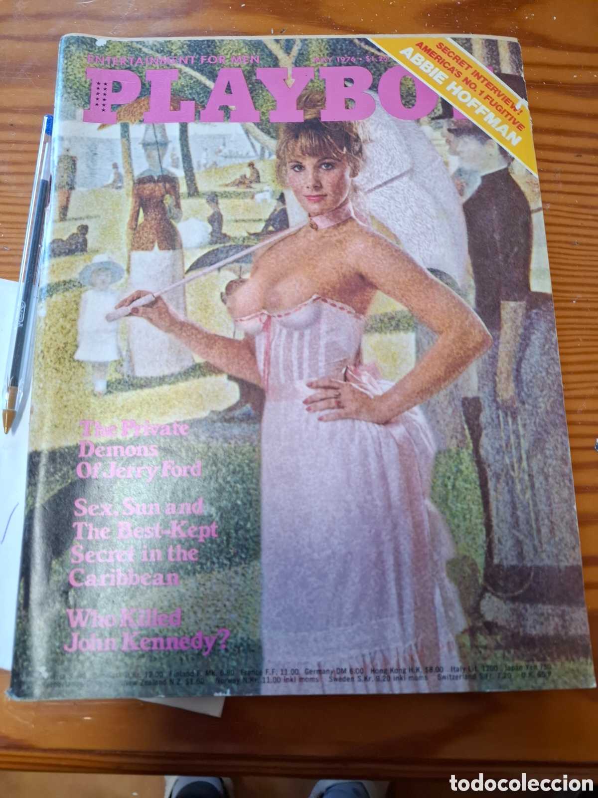 Coleccionismo de Revistas y Peri&oacute;dicos: PLAYBOY rebista er&oacute;tic a Mayo 1976