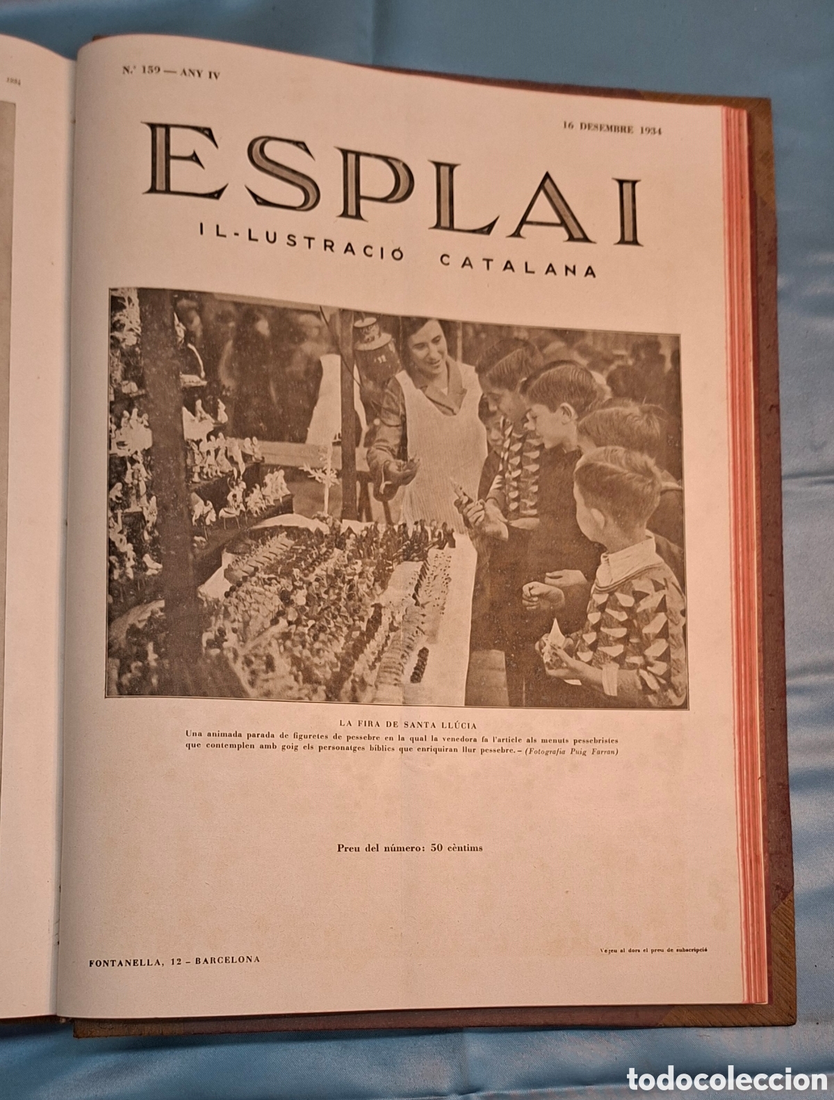 Coleccionismo de Revistas y Peri&oacute;dicos: Esplai &ndash; Il&middot;lustraci&oacute; Catalana Recopilaci&oacute;n encuadernada, a&ntilde;o1934
