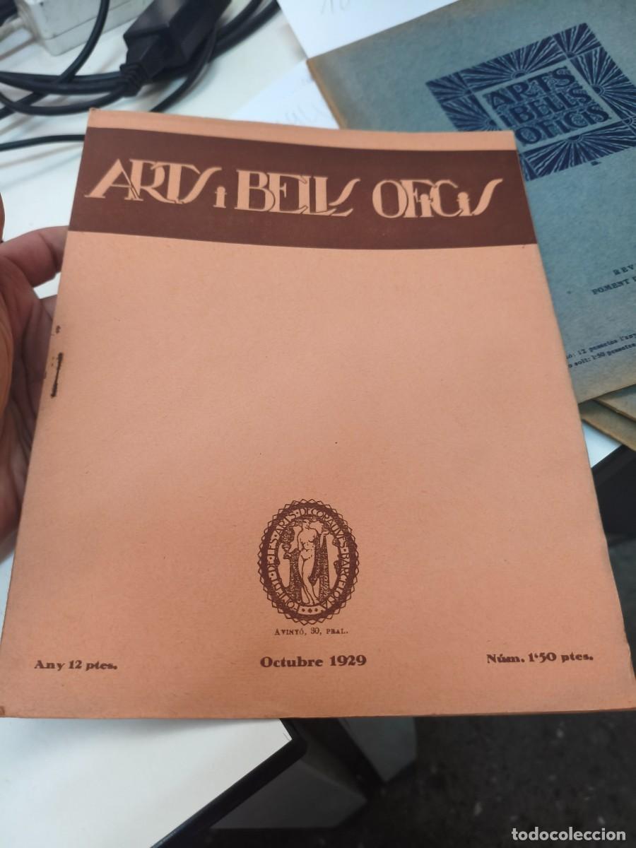 Coleccionismo de Revistas y Peri&oacute;dicos: ARTS I BELLS OFICIS OCTUBRE 1929-REVISTA ANTIGA - JOAQUIM XIRAU