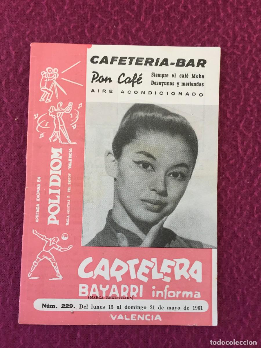 Collection Magazines and Newspapers: CARTELERA BAYARRI N&ordm; 229 - FRANCE NUYEN EN PORTADA - MAYO 1961 - LOUIS ARMSTRONG -CINE TVE TEATRO...