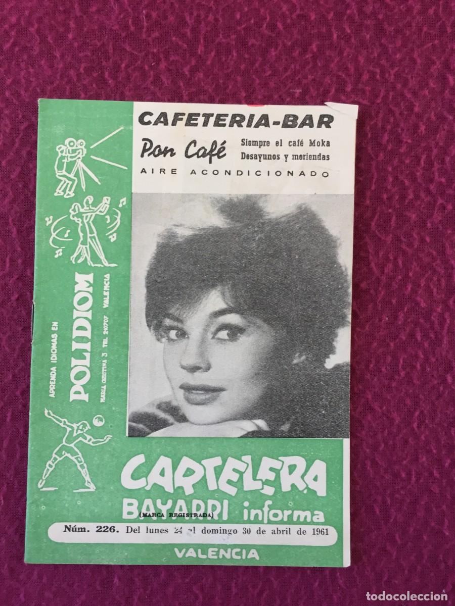 Collection Magazines and Newspapers: CARTELERA BAYARRI N&ordm; 226 - PASCALE PETIT EN PORTADA - ABRIL 1961 - PAUL ANKA -CINE TVE TEATRO...