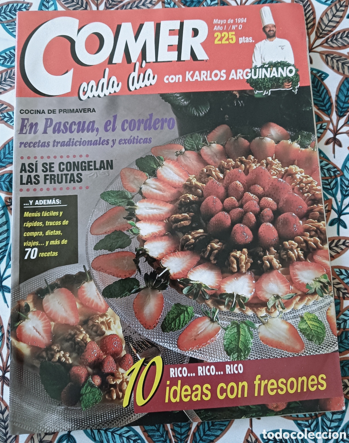 Coleccionismo de Revistas y Peri&oacute;dicos: COMER CADA D&Iacute;A CON KARLOS ARGUI&Ntilde;ANO - N&Uacute;MERO 0