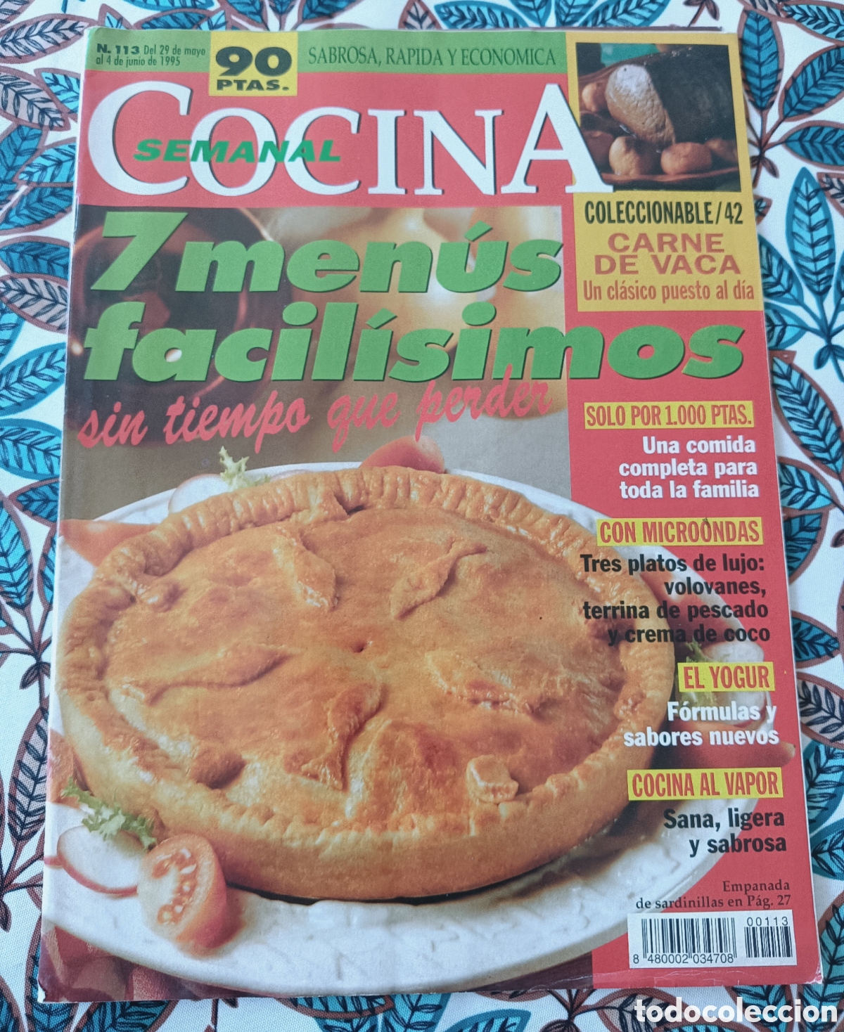 Coleccionismo de Revistas y Peri&oacute;dicos: COCINA SEMANAL- 7 MEN&Uacute;S FACIL&Iacute;SIMOS -N&Uacute;MERO 113