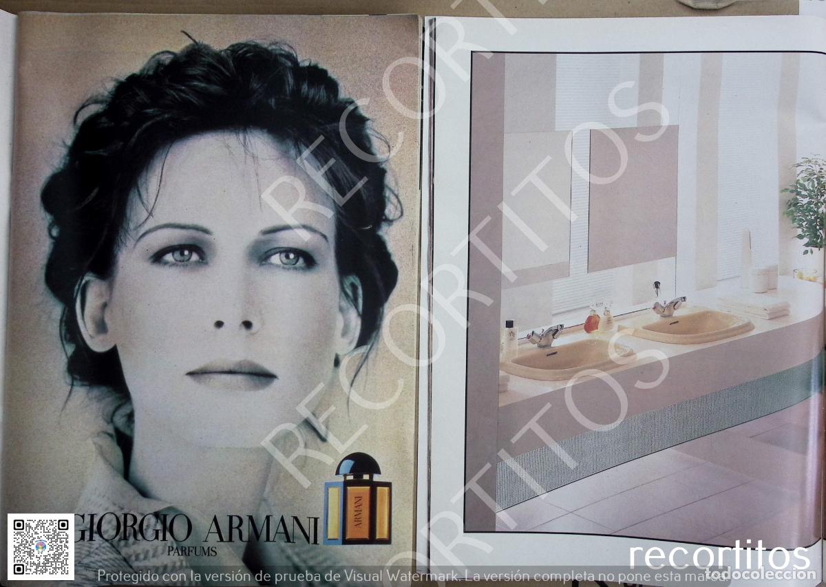 Collezionismo di Riviste e Giornali: GIORGIO ARMANI PARFUMS ANUNCIO PUBLICIDAD