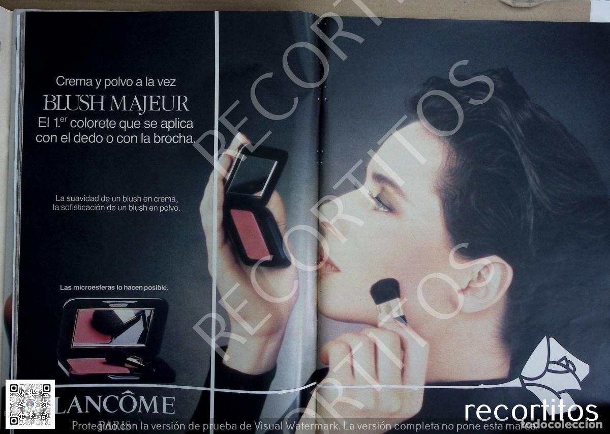 Coleccionismo de Revistas y Peri&oacute;dicos: LANCOME ISABELLA ROSELLINI ROSSELLINI BLUSH MAJEUR