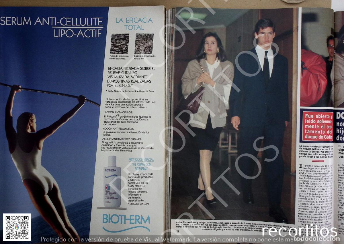 Coleccionismo de Revistas y Peri&oacute;dicos: BIOTHERM ANUNCIO PUBLICIDAD