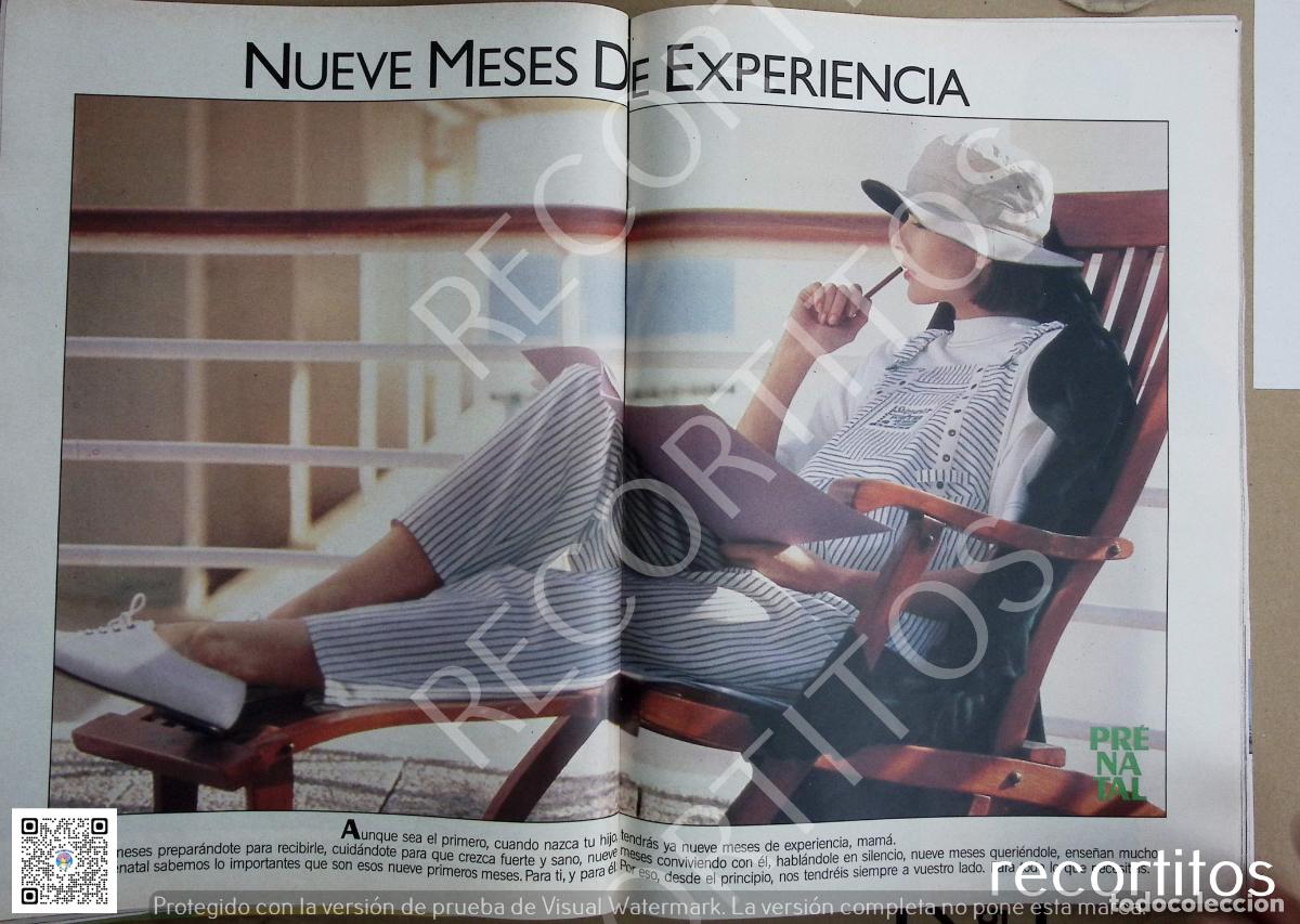 Coleccionismo de Revistas y Peri&oacute;dicos: PRENATAL MODA ANUNCIO PUBLICIDAD