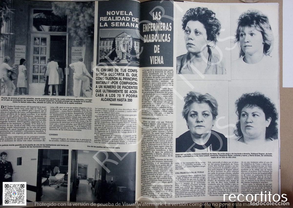 Colecionismo de Revistas e Jornais: LAS ENFERMERAS DIBOLICAS DE VIENA