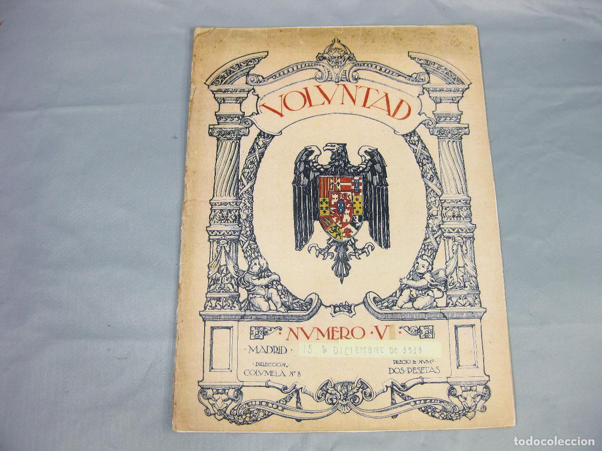 Collezionismo di Riviste e Giornali: REVISTA VOLUNTAD. A&Ntilde;O 1 N&ordm; 5 DE 1920. V