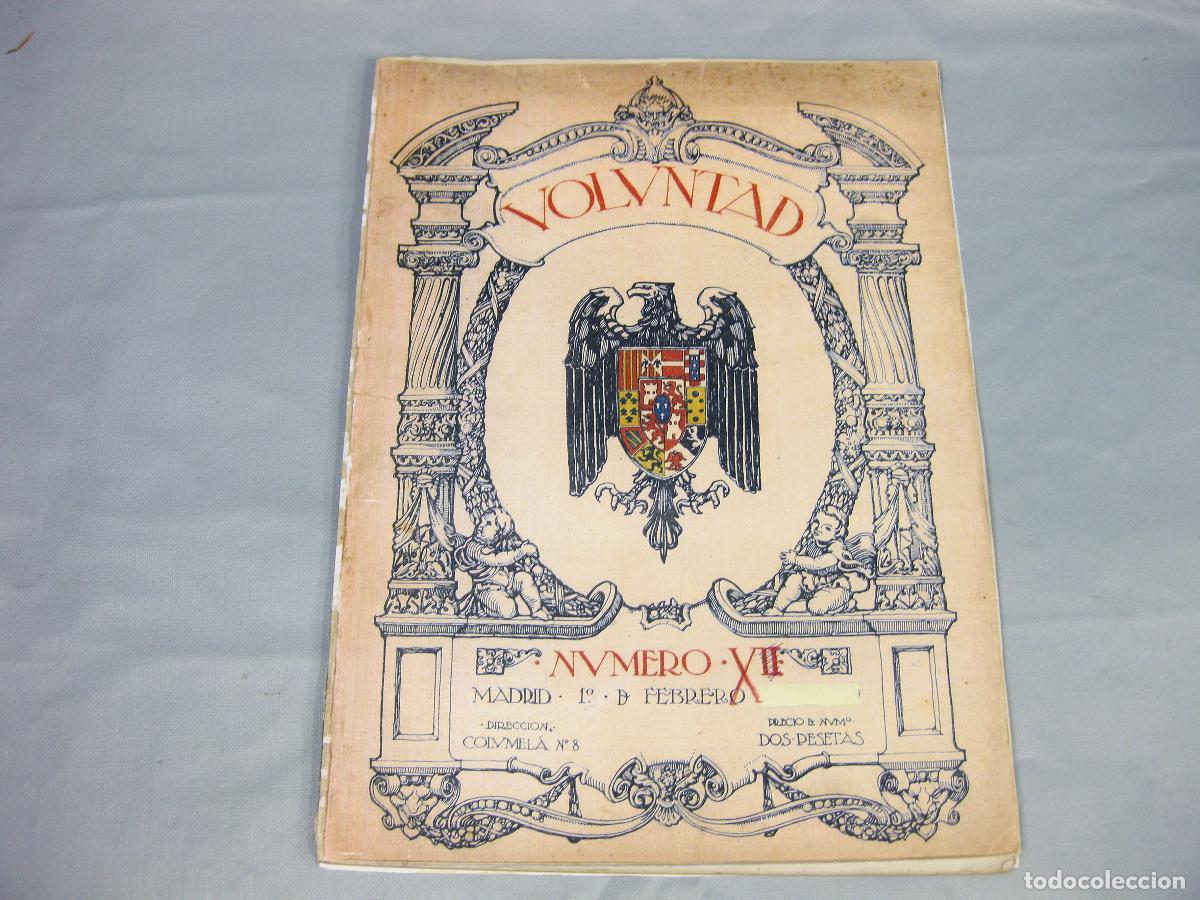 Collezionismo di Riviste e Giornali: REVISTA VOLUNTAD. A&Ntilde;O 1 N&ordm; 10. 1 DE FEBRERO DE 1919. X