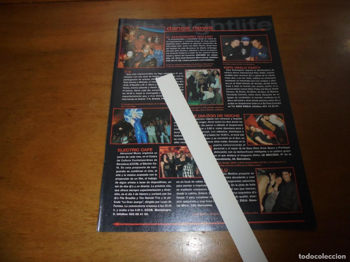 Coleccionismo de Revistas y Peri&oacute;dicos: RETAL 1999: 7-4 (VIGO). WALDEN. LA NIT TARRASSA. LE MEX/ZOO. ELECTRIC CAF&Eacute;. AULU. KIKO VINILO PARTY