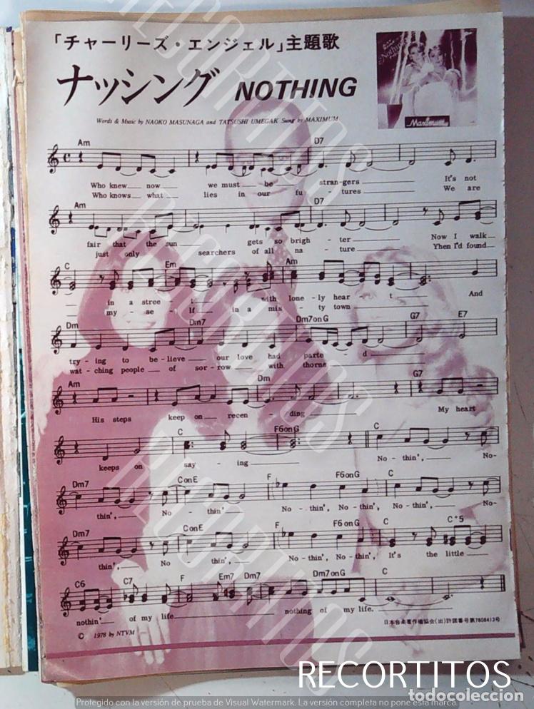 Coleccionismo de Revistas y Peri&oacute;dicos: kate jackson los angeles de charlie JACLYN SMITH CHERYL LADD FARRAH FAWCETT PARTITURA