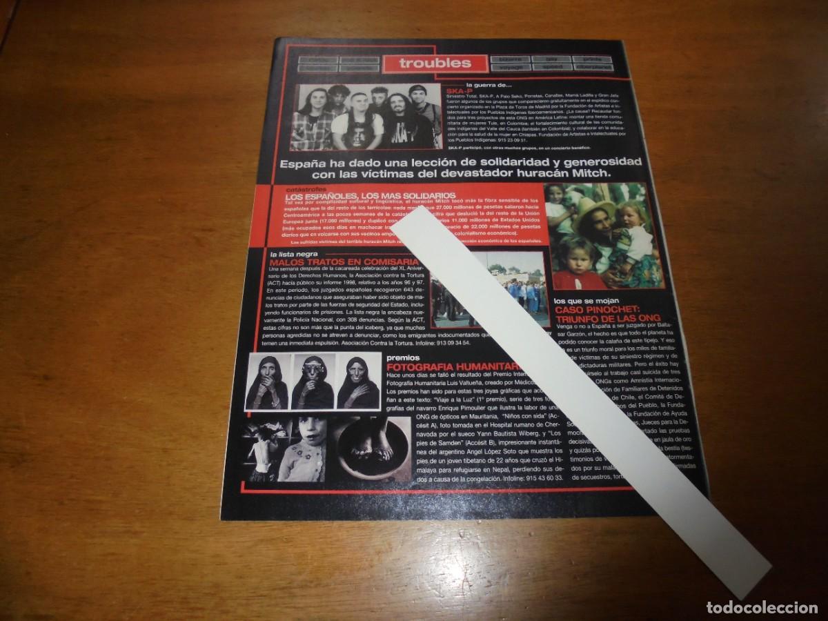 Sammeln von Zeitschriften und Zeitungen: RETAL 1999: GRUPO SKA-P. DISE&Ntilde;ADOR JEREMY SCOTT. LOUNGE BARS, VELVET GOLDBAR. FOTOGRAF&Iacute;A HUMANITARIA