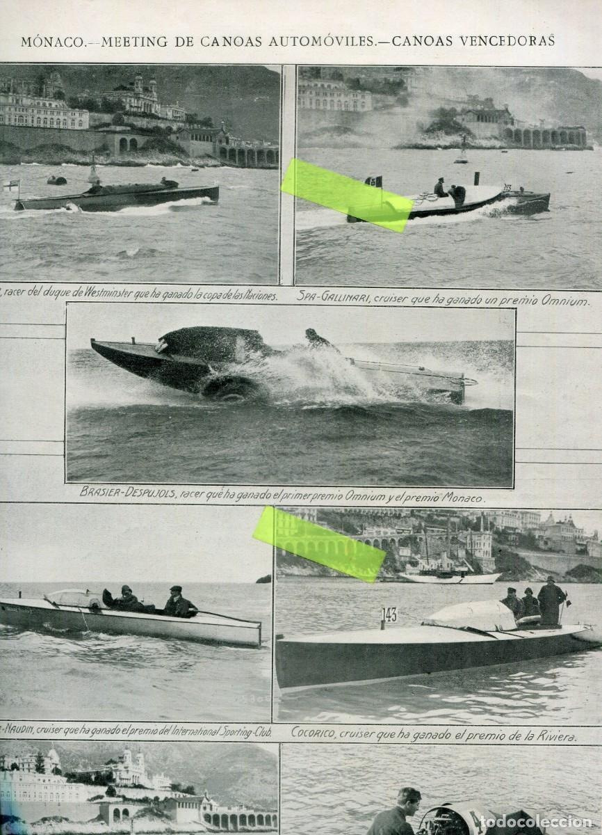Coleccionismo de Revistas y Peri&oacute;dicos: REVISTA A&Ntilde;O 1910 MONACO OUTBOARD FUERABORDAS PERCIVAL LOWEL HAY VIDA ORGANICA EN MARTE ?