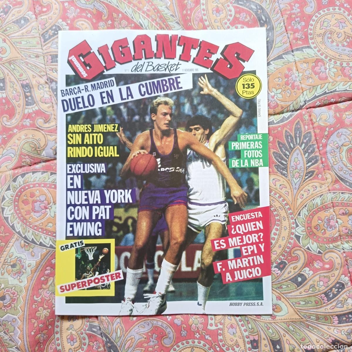 Coleccionismo de Revistas y Peri&oacute;dicos: REVISTA GIGANTES DEL BASKET NUM 1