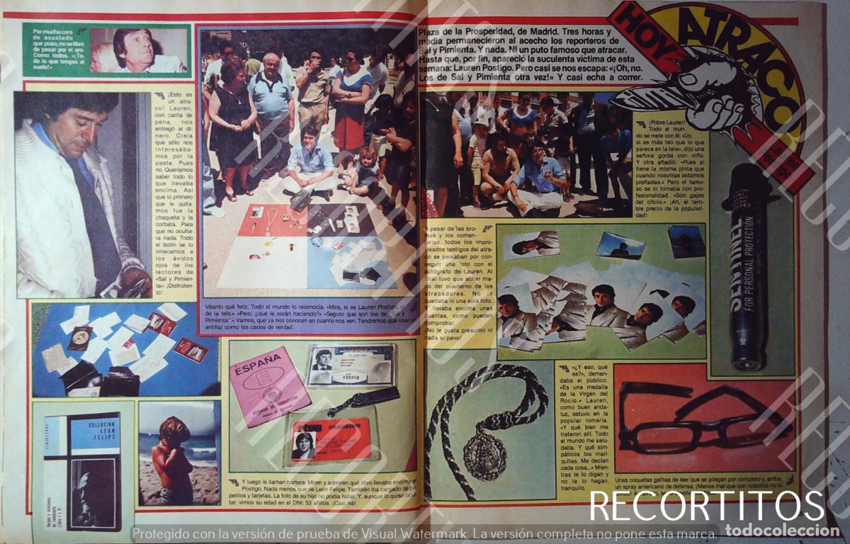 Coleccionismo de Revistas y Peri&oacute;dicos: LAUREN POSTIGO CANTARES LA CAMBORIA