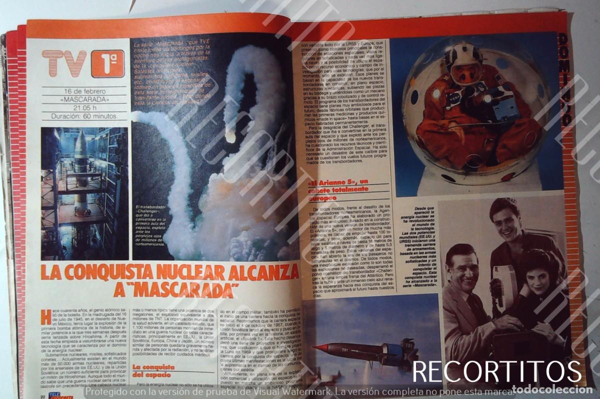 Coleccionismo de Revistas y Peri&oacute;dicos: MASCARADA KRISTIE ALLIE GREG EVIGAN MICHAEL LANDON AUTOPISTA HACIA EL CIELO