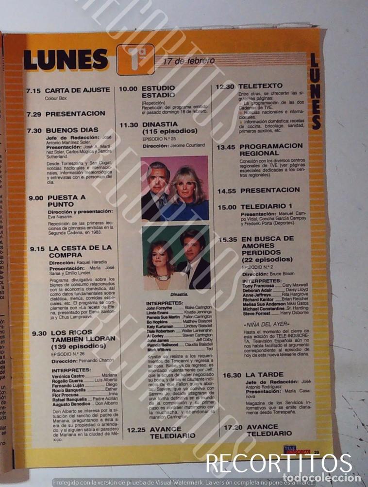 Coleccionismo de Revistas y Peri&oacute;dicos: JOHN FORSYTHE LINDA EVANS DINASTIA JOAN COLLINS MARTA BARROSO DINAMO