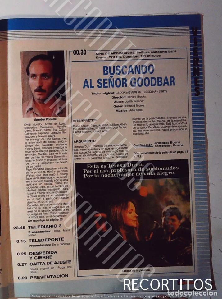 Coleccionismo de Revistas y Peri&oacute;dicos: PEPE CARVALHO EUSEBIO PONCELA DIANE KEATON