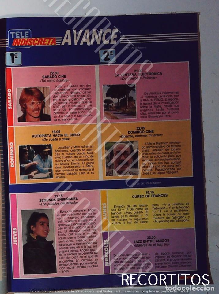 Coleccionismo de Revistas y Peri&oacute;dicos: SEGUNDA ENSE&Ntilde;ANZA CRISTINA MARSILLACH AUTOPISTA HACIA EL CIELO MICHAEL LANDON ROBERT REDFORD