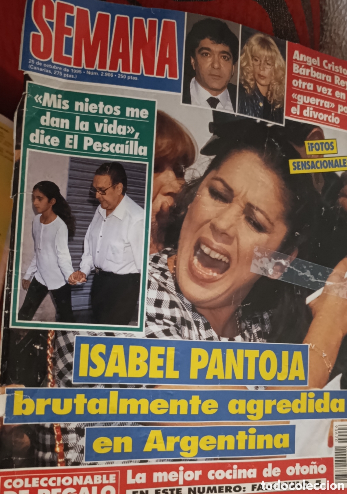 Coleccionismo de Revistas y Peri&oacute;dicos: Revista SEMANA - 25 de octubre 1995 (N&ordm; 2.906) - Isabel Pantoja