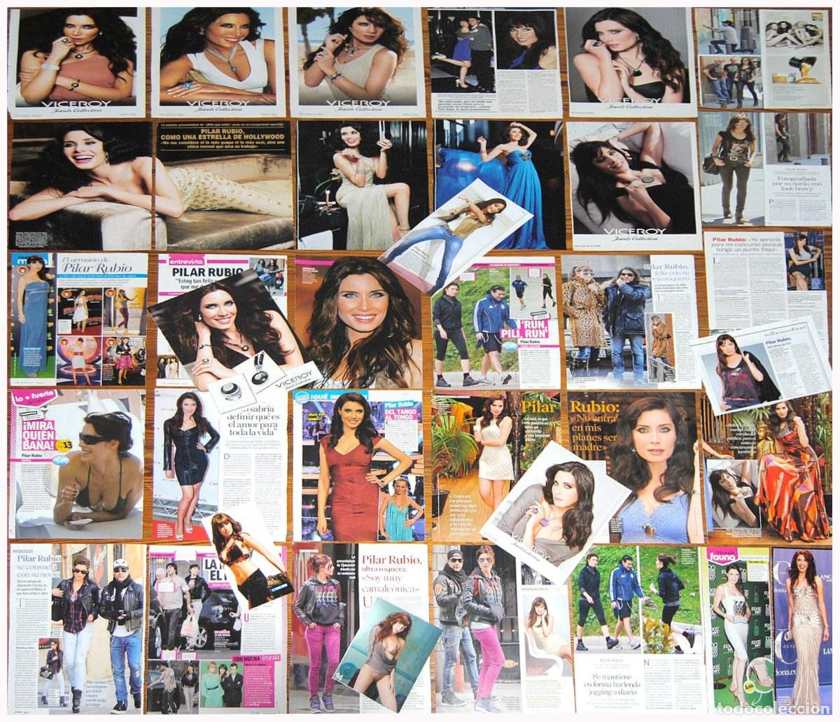 Coleccionismo de revistas y peri&oacute;dicos: PILAR RUBIO coleccion prensa sexy fotos revistas anuncios clippings actriz modelo sergio ramos