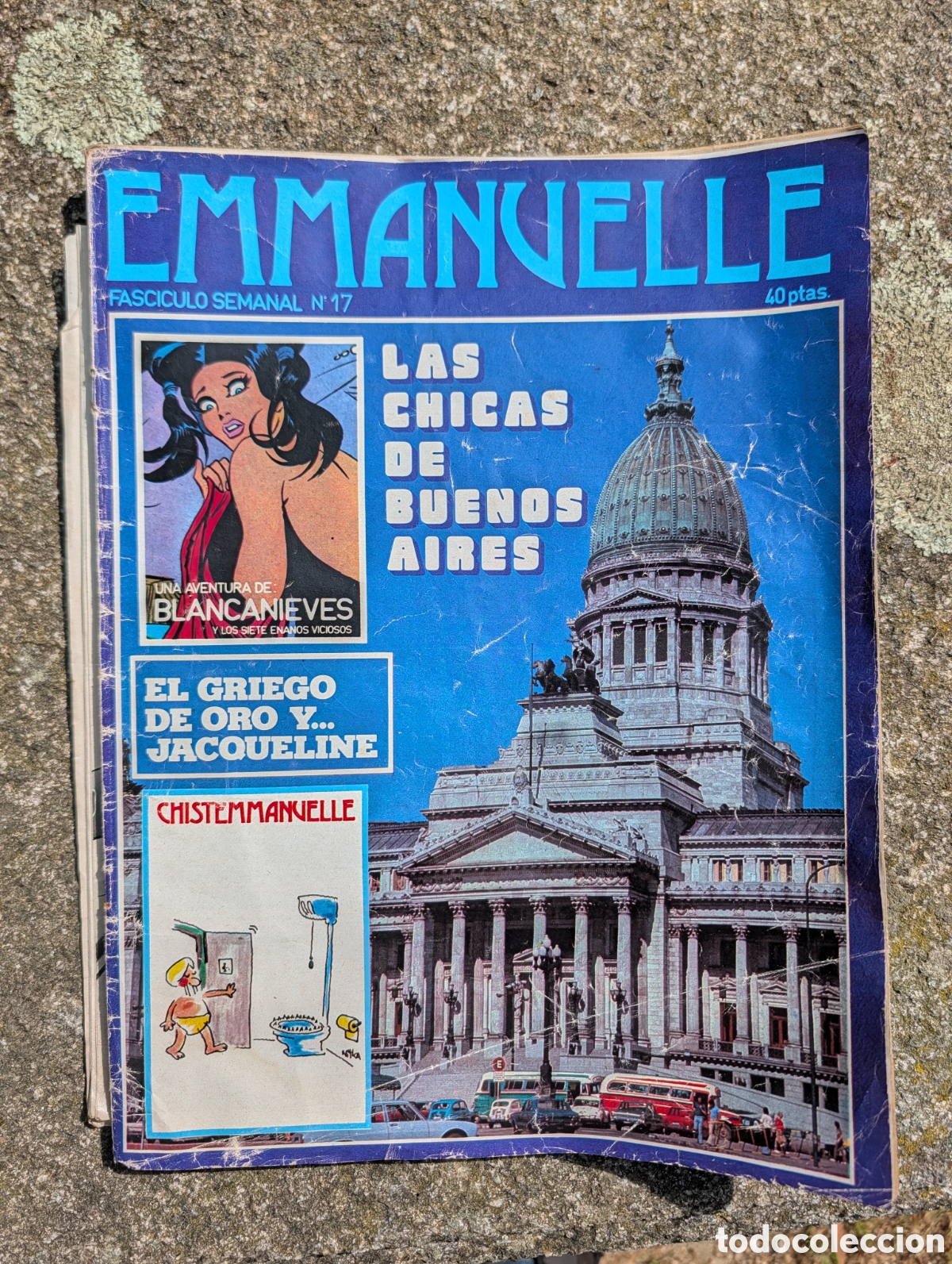 Colecionismo de Revistas e Jornais: ​Revista EMMANUELLE - Fasc&iacute;culo Semanal N&ordm; 17 - Especial Las Chicas de Buenos Aires - A&ntilde;o 1976