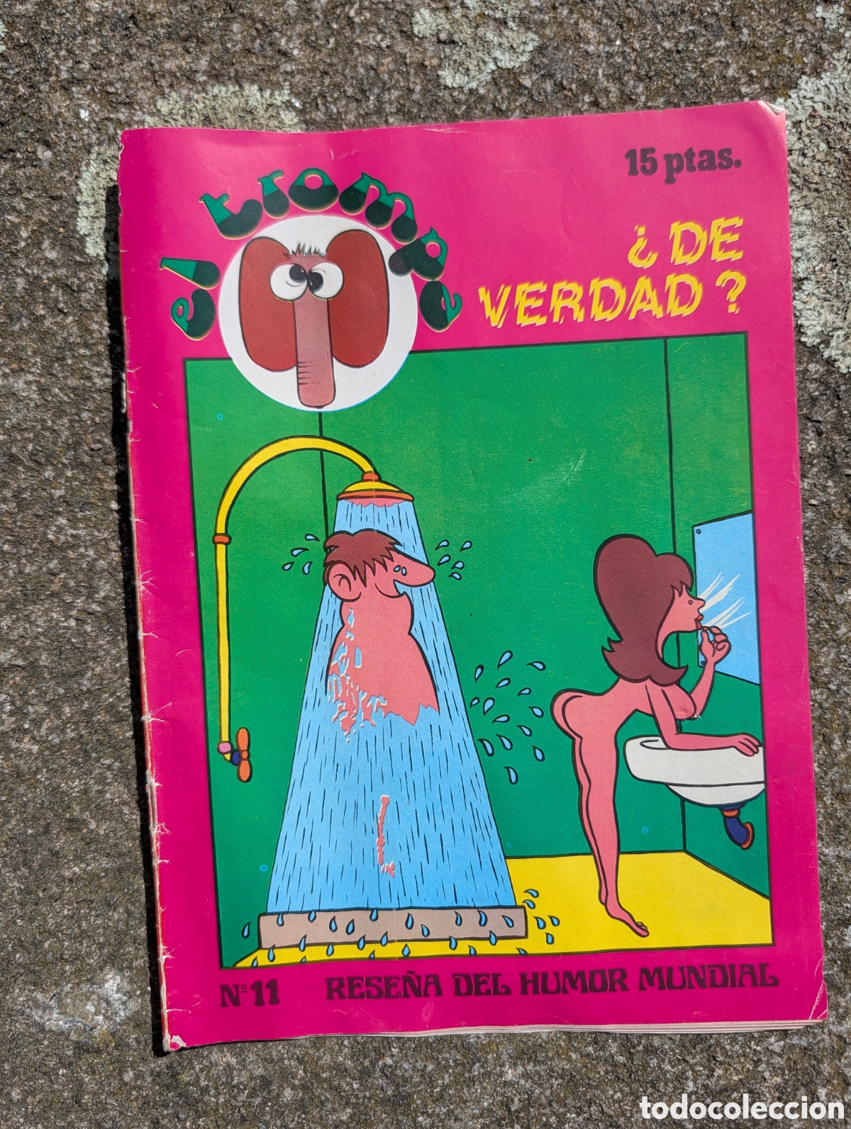 Colecionismo de Revistas e Jornais: Revista EL TROMPA - N&ordm; 11 - Rese&ntilde;a del Humor Mundial - A&ntilde;os 70 - Transici&oacute;n