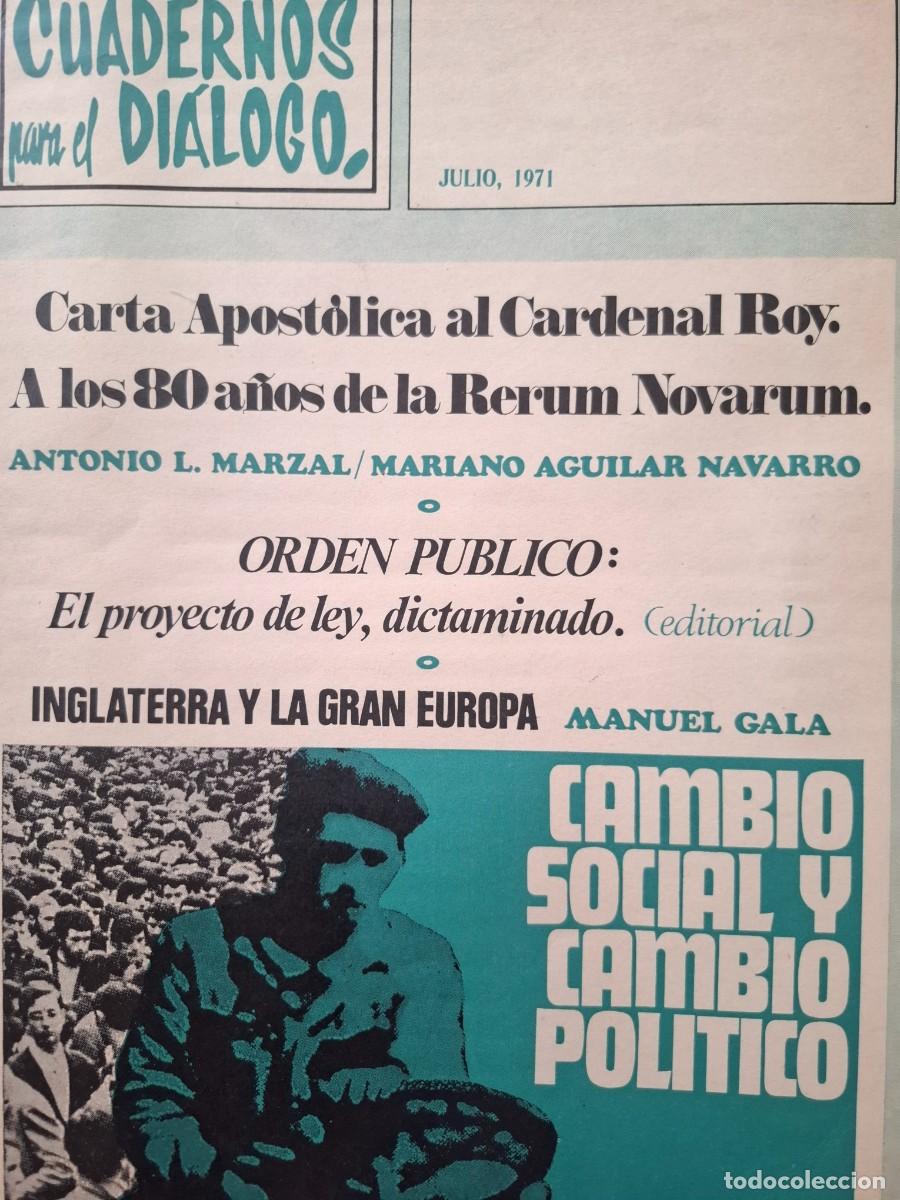 Coleccionismo de Revistas y Peri&oacute;dicos: cuadernos para el di&aacute;logo 94 julio 1971