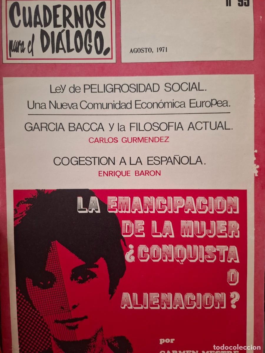 Coleccionismo de Revistas y Peri&oacute;dicos: cuadernos para el di&aacute;logo 95 agosto 1971