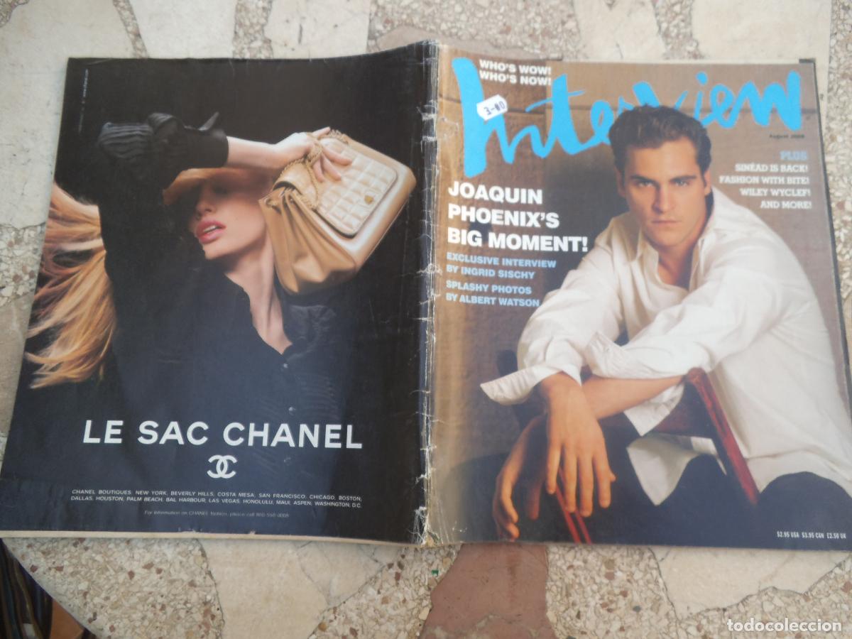 Coleccionismo de Revistas y Peri&oacute;dicos: interview, august 2000, joaquin phoenix's, james marsden,