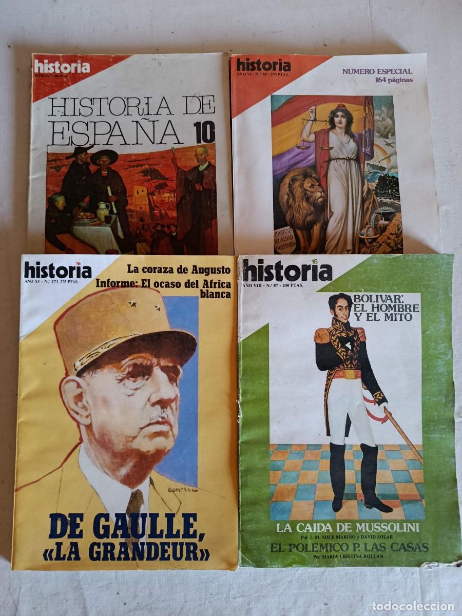 Collectionnisme de Revues et Journaux: Lote 4 revistas Historia