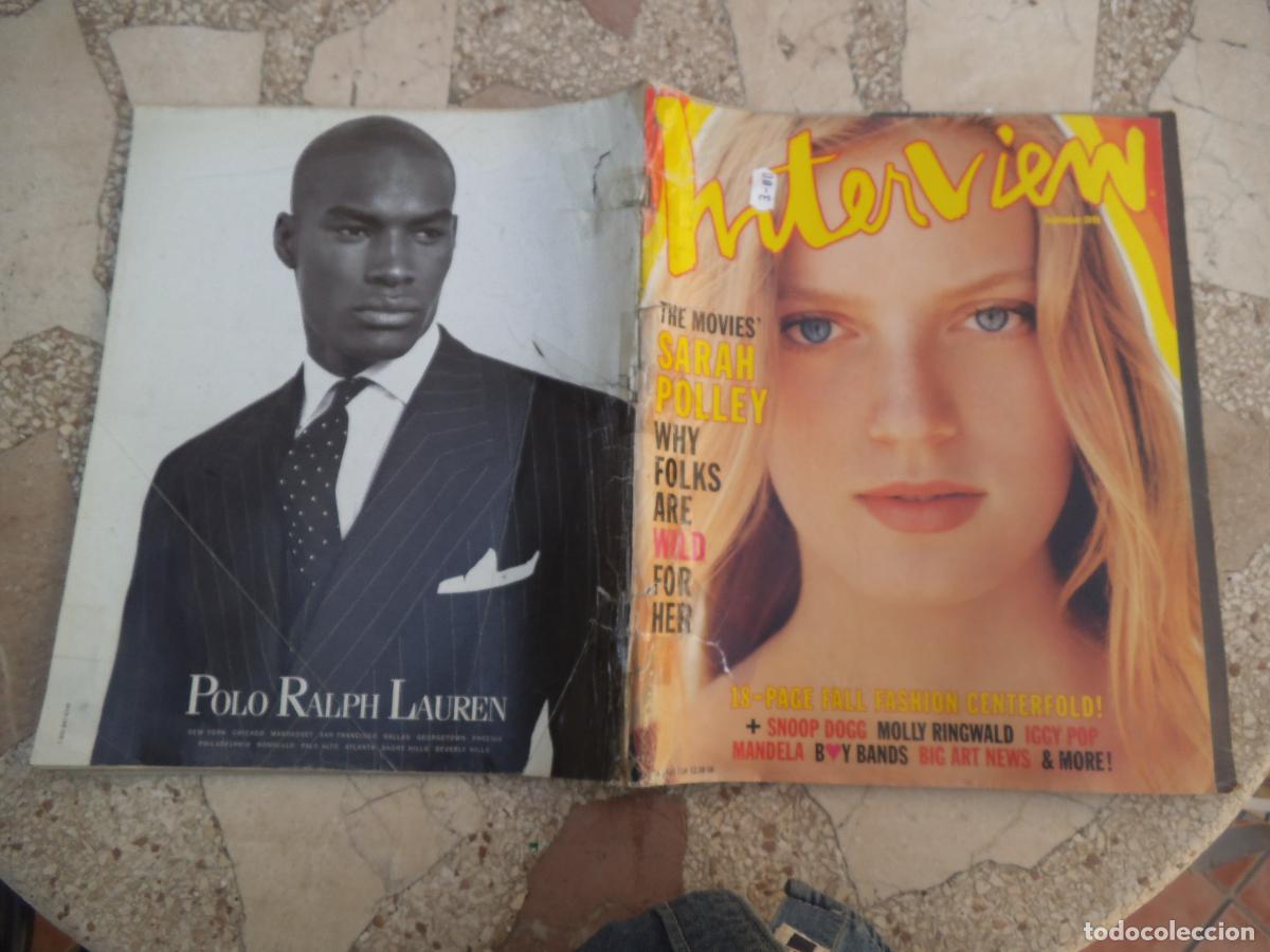 Sammeln von Zeitschriften und Zeitungen: interview, en ingles, september 1999, sarah polley. iggy pop, shirin neshat, molly ringwald