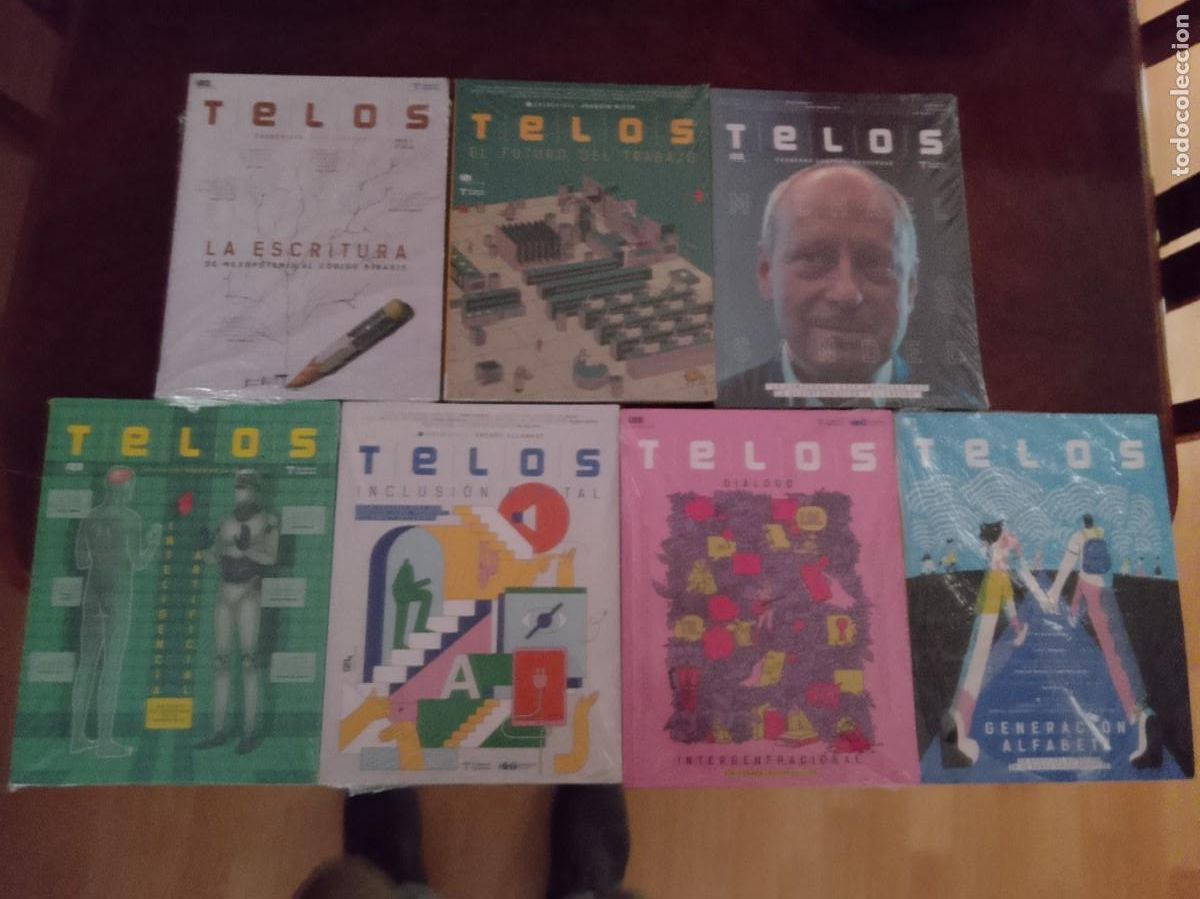 Coleccionismo de Revistas y Peri&oacute;dicos: Lote de 7 ejemplares de la revista telos 2022/2024