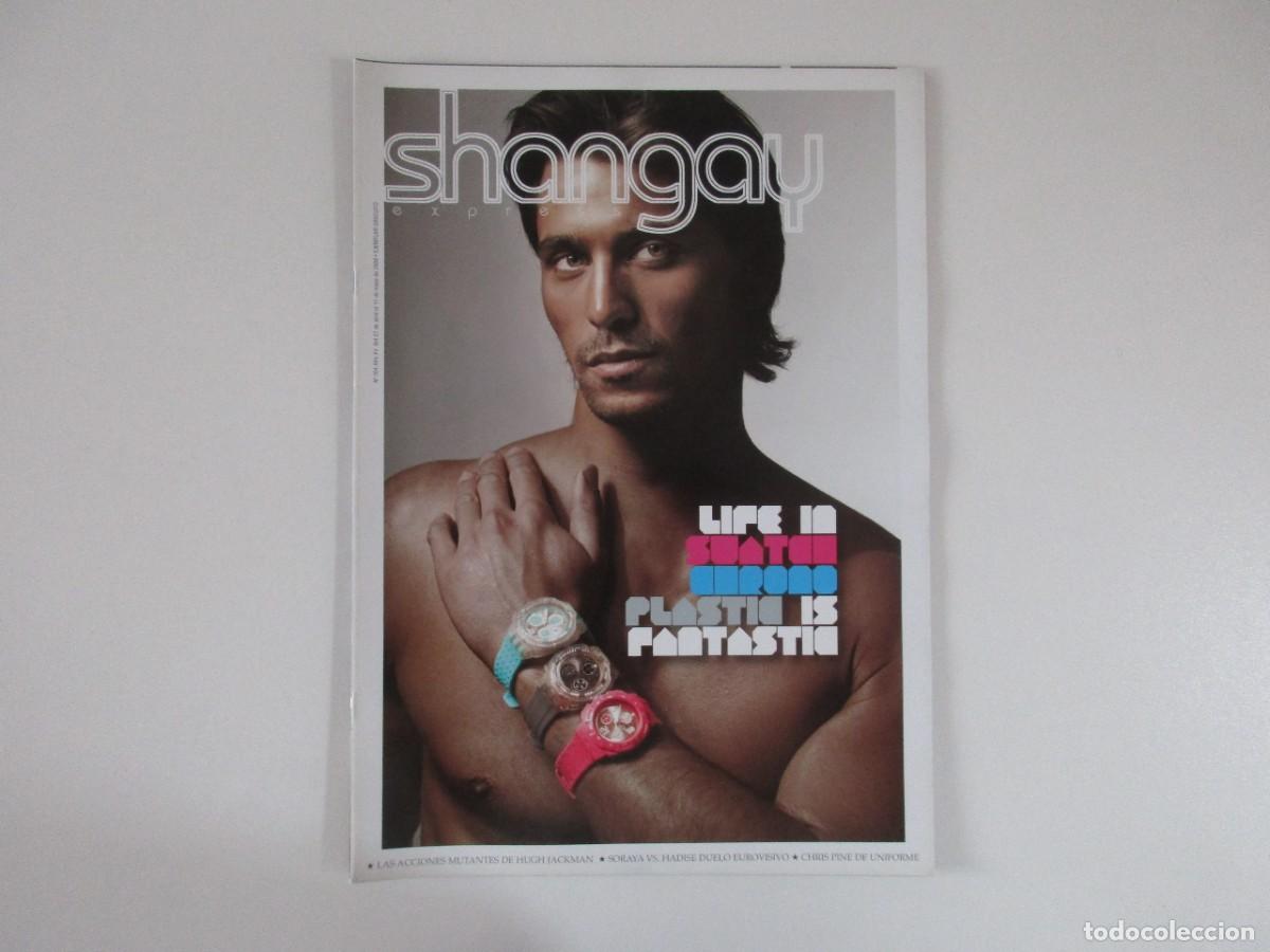 Coleccionismo de Revistas y Peri&oacute;dicos: SHANGAY N&ordm; 354 - HUGH JACKNAN - SORAYA - EUROVISI&Oacute;N - CHRIS PINE - TIGA - REVISTA GAY 2009 LGTBI