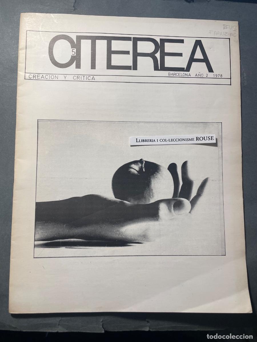 Collezionismo di Riviste e Giornali: REVISTA/FRANZINE - CITEREA - CREACI&Oacute;N Y CRITICA N&ordm;5 BARCELONA A&Ntilde;O 2 - 1978 ILUSTRADA 20 PAG. 28,5X22