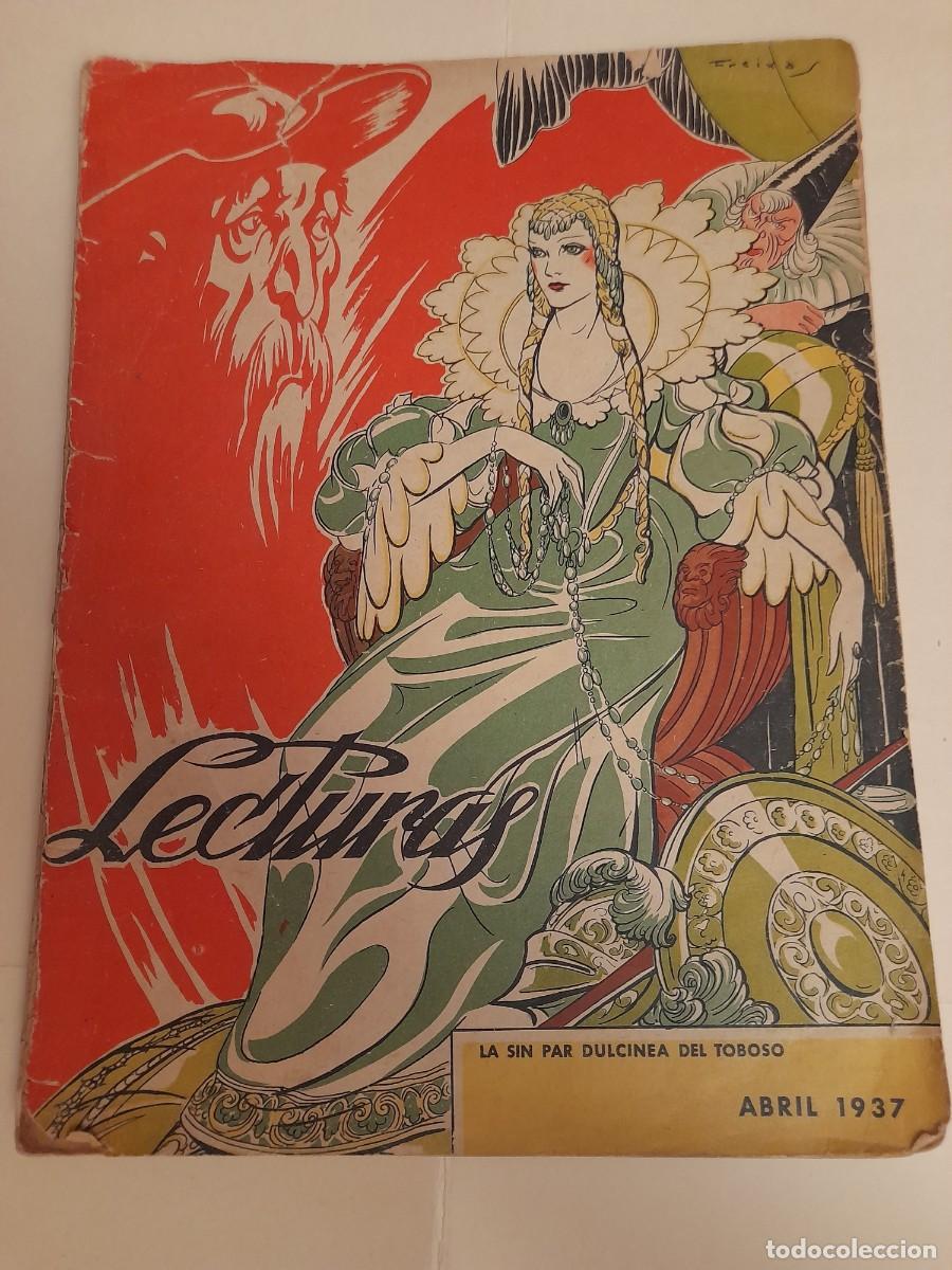 Collezionismo di Riviste e Giornali: Revista LECTURAS n&uacute;mero 191 - Abril 1937. Dibujos Freixas.