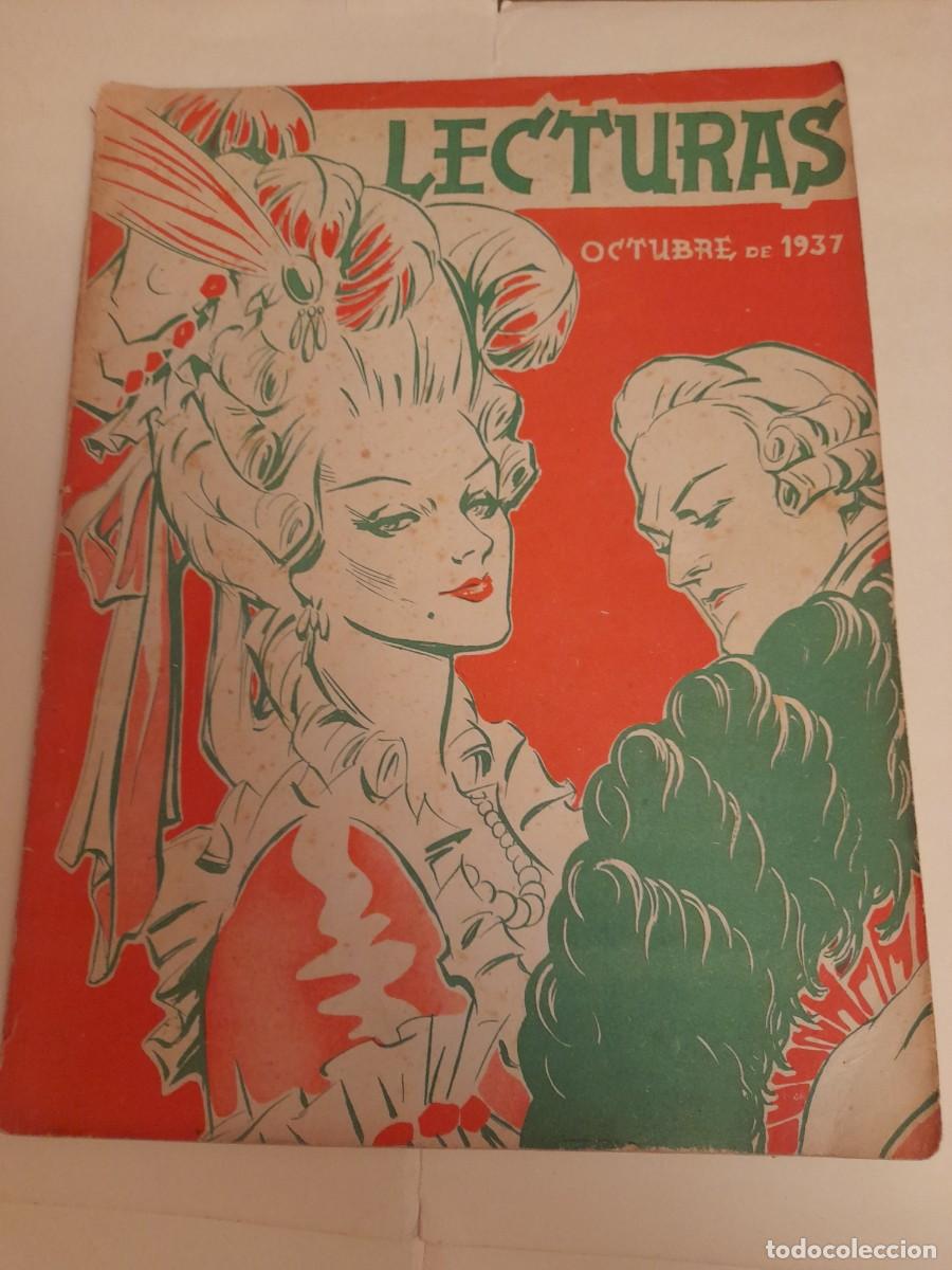 Collezionismo di Riviste e Giornali: Revista LECTURAS n&uacute;mero 197 - Octubre 1937. Dibujos Freixas.