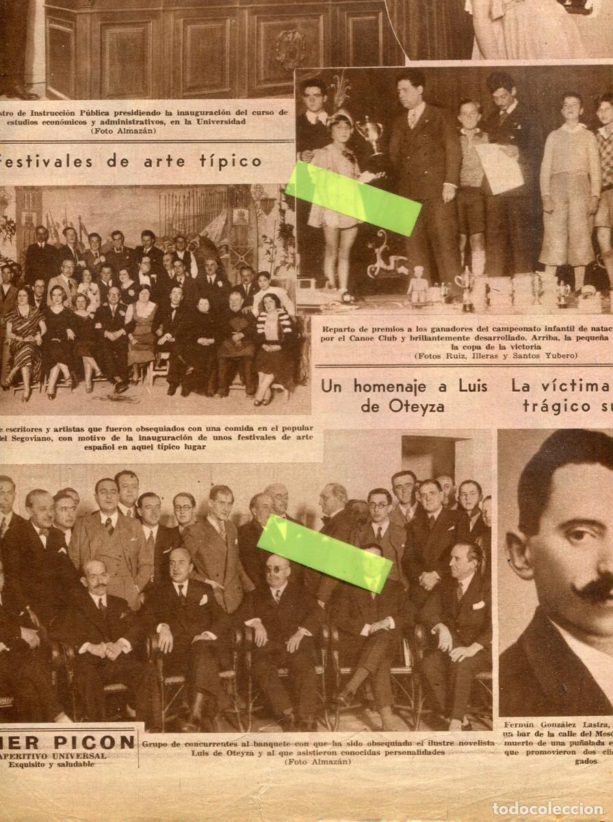 Coleccionismo de Revistas y Peri&oacute;dicos: PERIODICO A&Ntilde;O 1932 LUIS DE OTEYZA BOXEO MARTIN OROZ PE&Ntilde;A URIACH DE DANZIG AL DEVA SIN DINERO