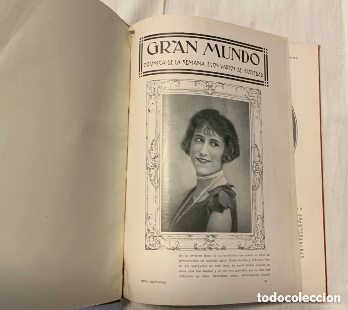 Coleccionismo de Revistas y Peri&oacute;dicos: Gran Mundo: Cr&oacute;nica de la semana - Ecos varios de sociedad&rdquo;