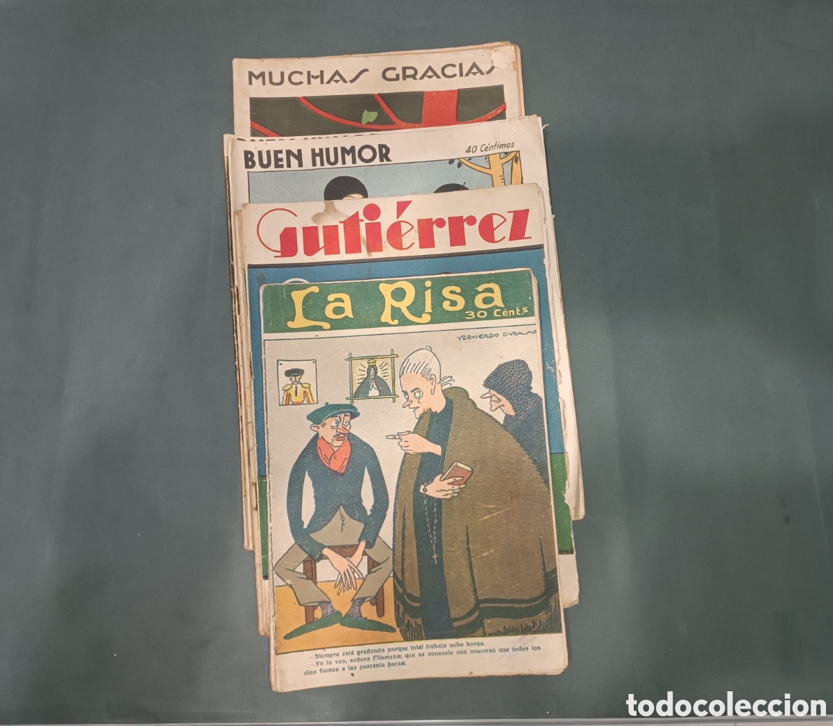 Coleccionismo de Revistas y Peri&oacute;dicos: Lotes de 21 revistas Santirica antiguas (a&ntilde;o 20).
