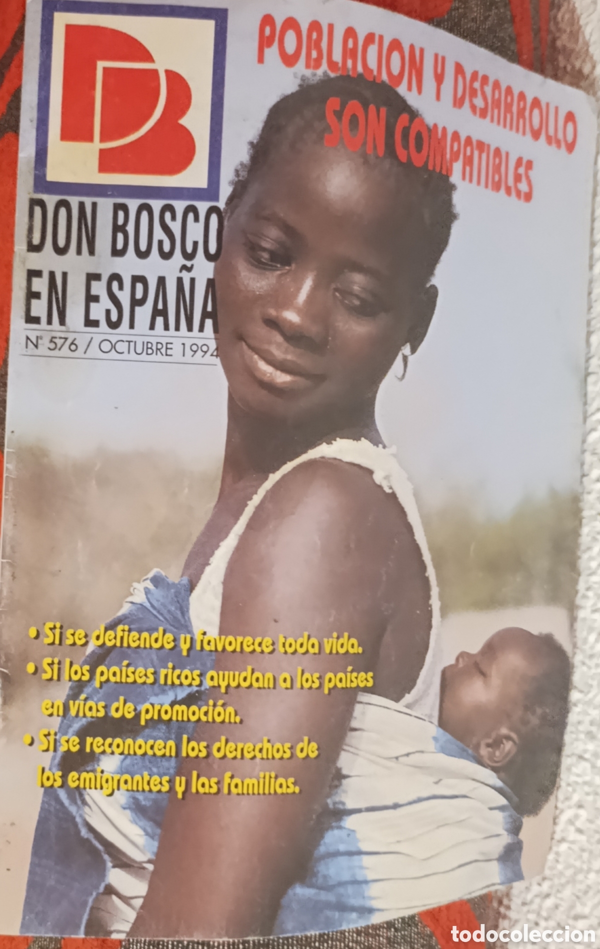 Coleccionismo de Revistas y Peri&oacute;dicos: Lote 2 Revistas &rdquo;Don Bosco en Espa&ntilde;a&rdquo; - N&uacute;meros 576 y 577 (1994)