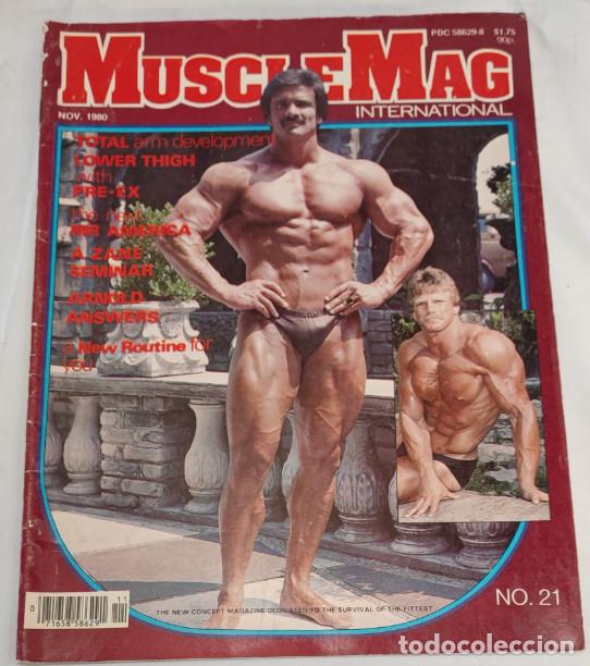 Coleccionismo de Revistas y Peri&oacute;dicos: REVISTA DE CULTURISMO MUSCLEMAG N&ordm; 21 NOV. 1980, MARIO DASILVA, U.S.A.