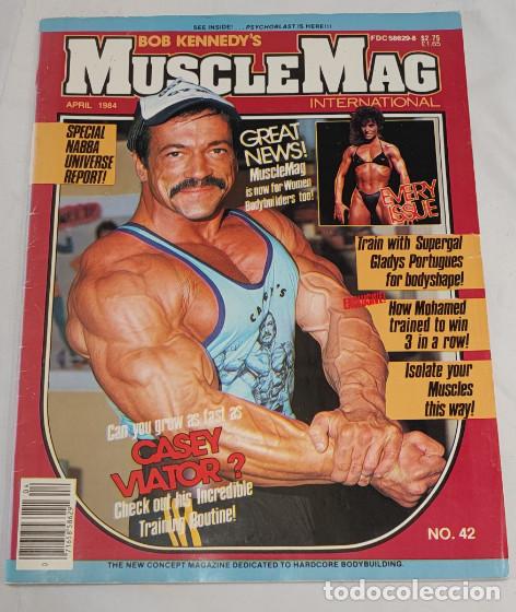 Coleccionismo de Revistas y Peri&oacute;dicos: REVISTA DE CULTURISMO MUSCLEMAG INTERNATIONAL N&ordm; 42 APRIL 1984, CASEY VIATOR