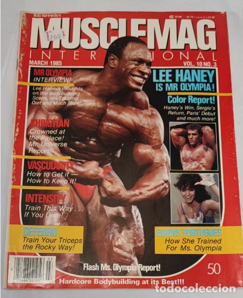 Coleccionismo de Revistas y Peri&oacute;dicos: REVISTA DE CULTURISMO MUSCLEMAG INTERNATIONAL N&ordm; 50 MARCH 1985, GLADYS PORTUGUES
