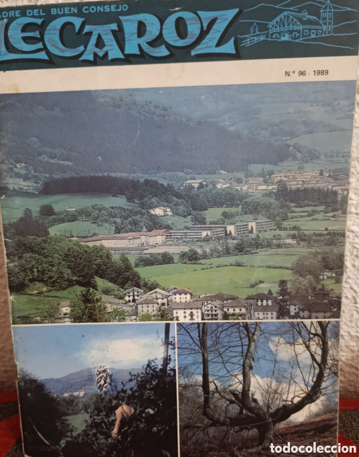 Coleccionismo de Revistas y Peri&oacute;dicos: Revista Madre del Buen Consejo - Lecaroz (N.&ordm; 96, 1989) - Hist&oacute;rico: Anuncio de cierre
