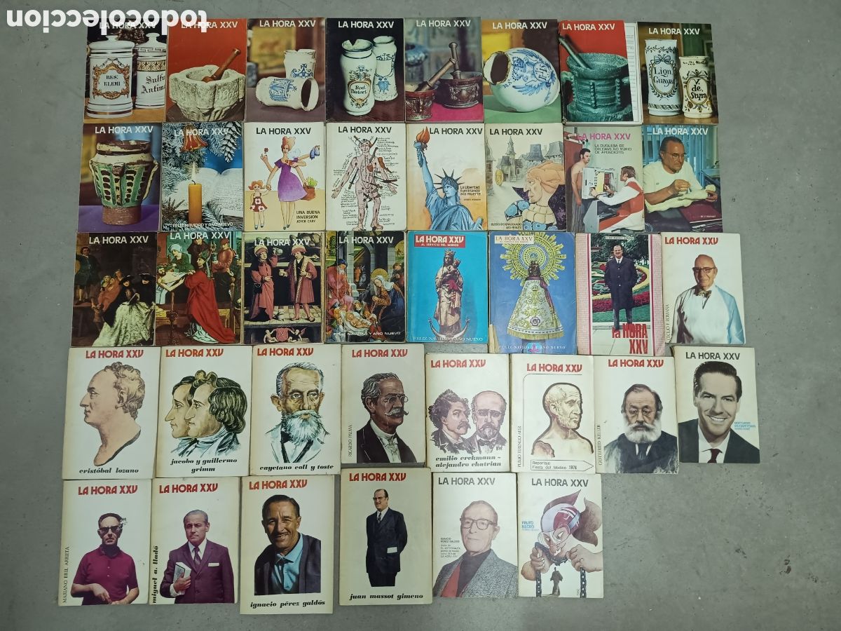 Coleccionismo de Revistas y Peri&oacute;dicos: REVISTA LA HORA XXV - LOTE DE 38 EJEMPLARES
