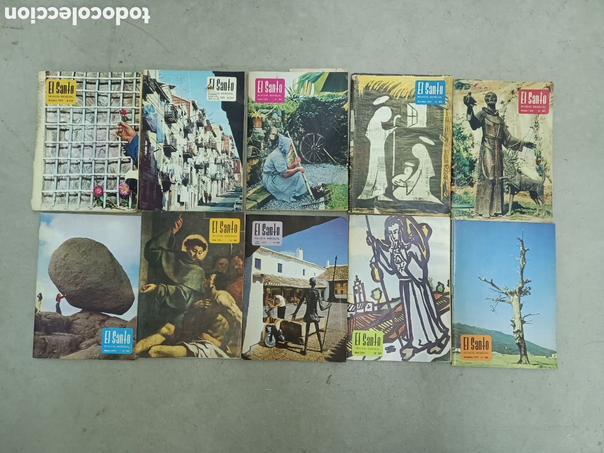 Collection Magazines and Newspapers: REVISTA EL SANTO - LOTE DE 10 EJEMPLARES